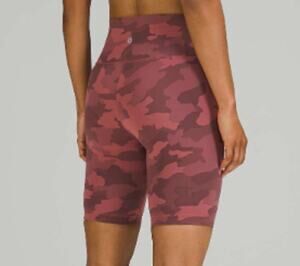 Lululemon Wunder Train High-Rise Short 8" Heritage 365 Camo Brier Rose Multi 4